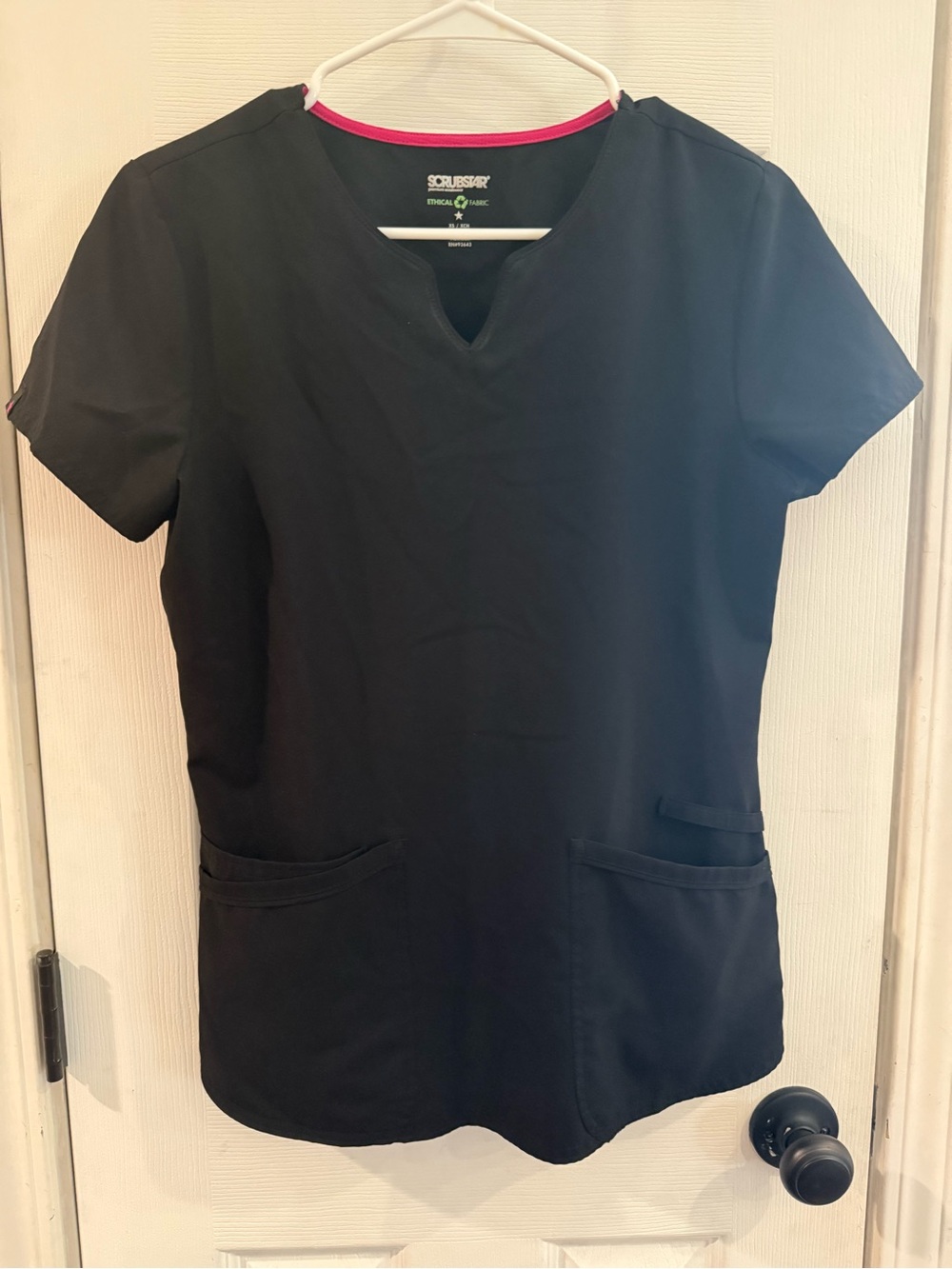 Black scrubstar scrubs set